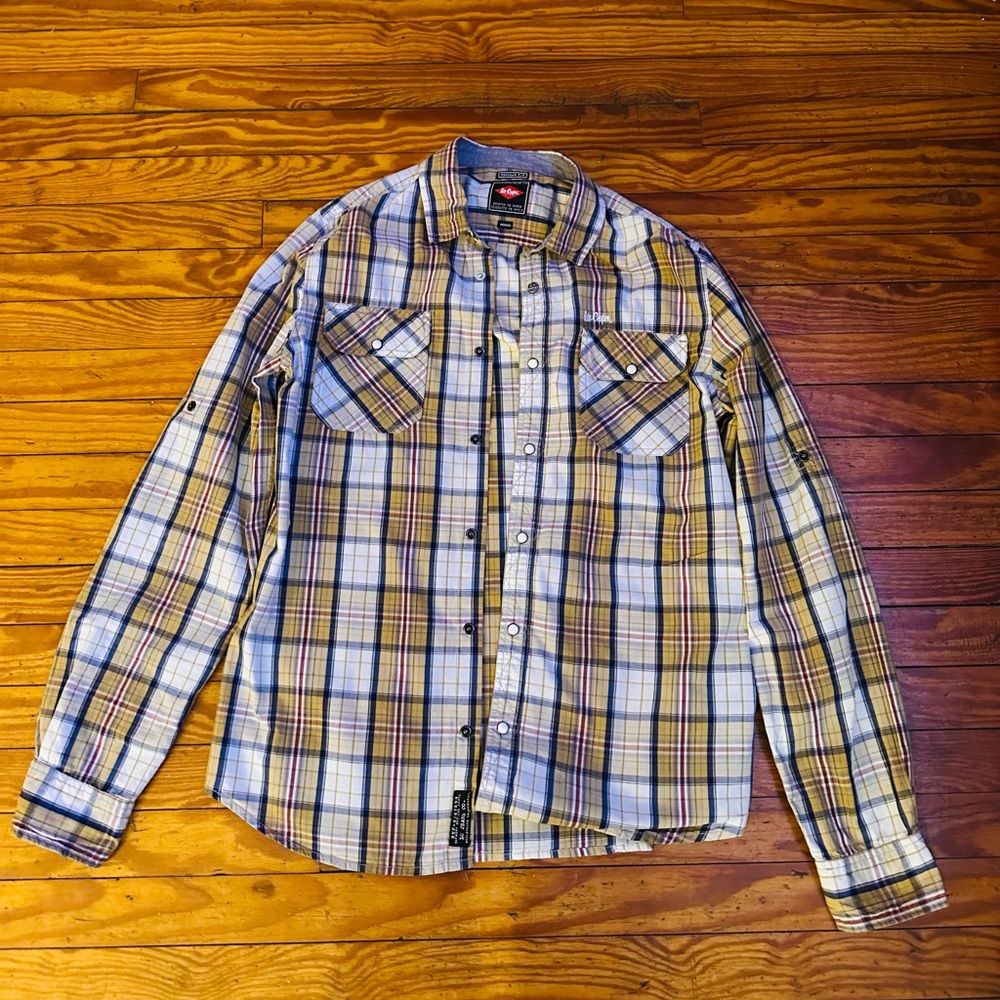 🆕 Lee Cooper 100% Cotton Long sleeves shirt men